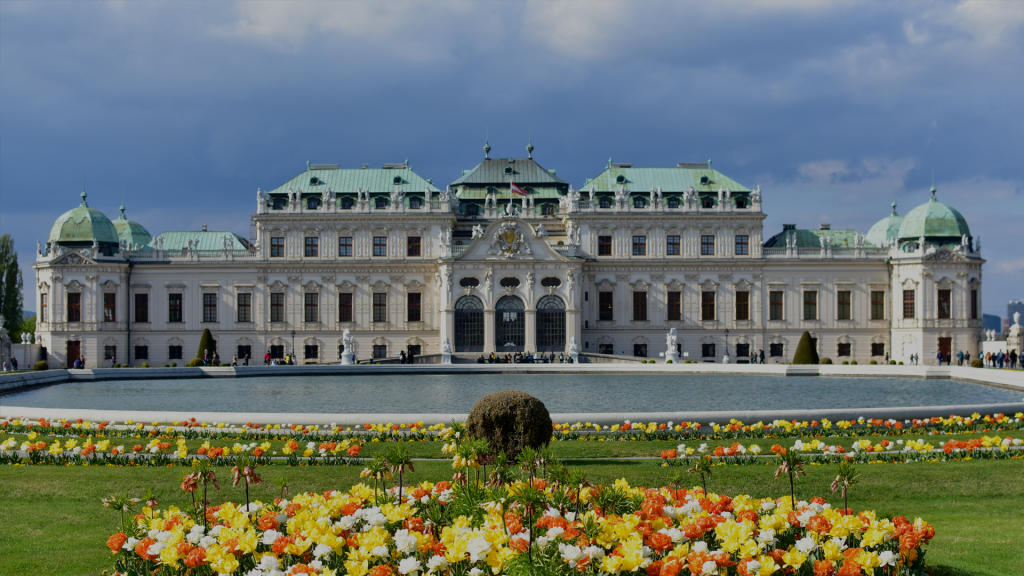 Schloss Belvedere Wien overlay